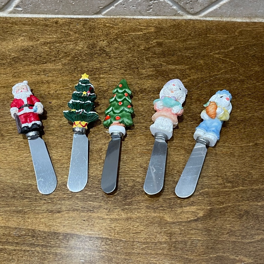 Festive Holiday Spreaders Set - Multicolor